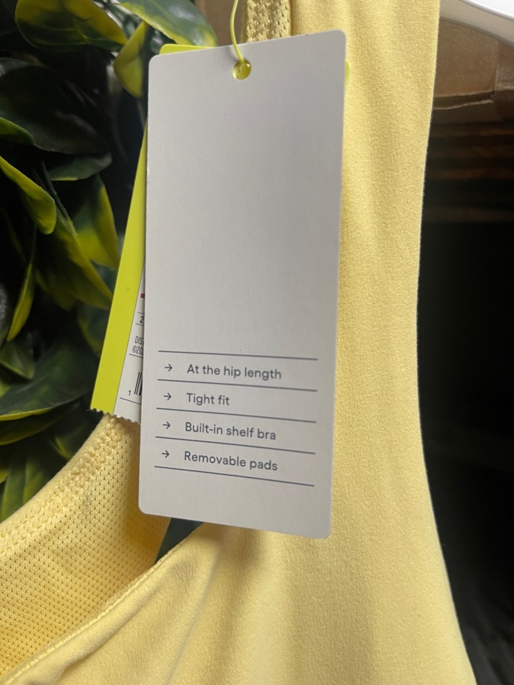 Light Yellow Women's Everyday Soft Racerback Tank Top - All In Motion - Picture 3 of 7